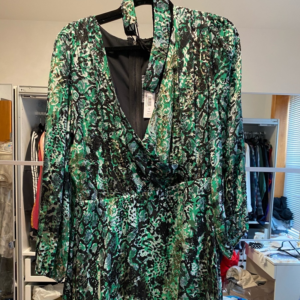 Alice and Olivia skater dress with choker